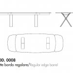 Barrel Top 59/91 x 39 x 30h inches