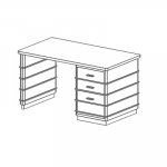 With Filling Drawer 57 x 31 x 30h inches