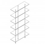 Six Shelves 35w x 12d x 72h inches