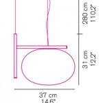 14.6w x 10d x 12h (cable 110h) inches