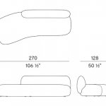 106w x 50d x 29h (seat 16.5h) inches