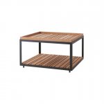 Large Teak Square 31w x 31d x 18h inches