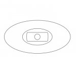 Oval Top 71 x 39 x 30h inches