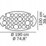 75 x 39 x 118h inches