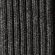 Back and Seat Polyester Rope Black