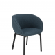 Finish Charla Chair (Fabric) Blue Orsetto