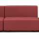 Color Tech Fabric (Plastic Sofa) Brick Red