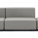 Color Tech Fabric (Plastic Sofa) Gray