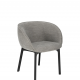 Finish Charla Chair (Fabric) Light Gray Antibes