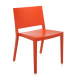 Color Lizz Chair (Plastic) Orange