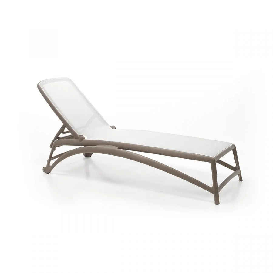 Finish Atlantico Lounger (Plastic) Tortora-Bianco