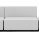 Color Tech Fabric (Plastic Sofa) White