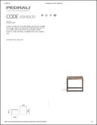 Code Data Sheet