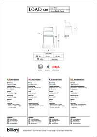 Load Dining Chair Data Sheet