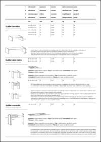 Quiller Side Table Data Sheet