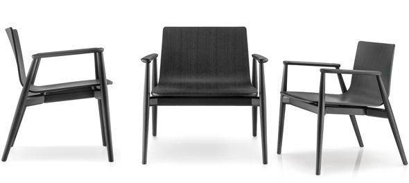 Malmo Lounge Chair by Pedrali