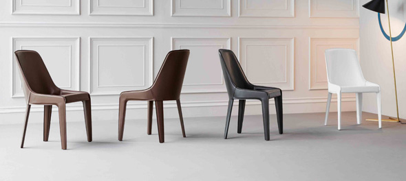 Lamina dining chair by Bonaldo